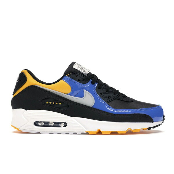 Nike ナイキ メンズ スニーカー  【Nike Air Max 90 City Pack Shanghai (2020)】  大きさ US_10(28.0糎) Black/Pacific Blue-University Gold-Metallic Silver