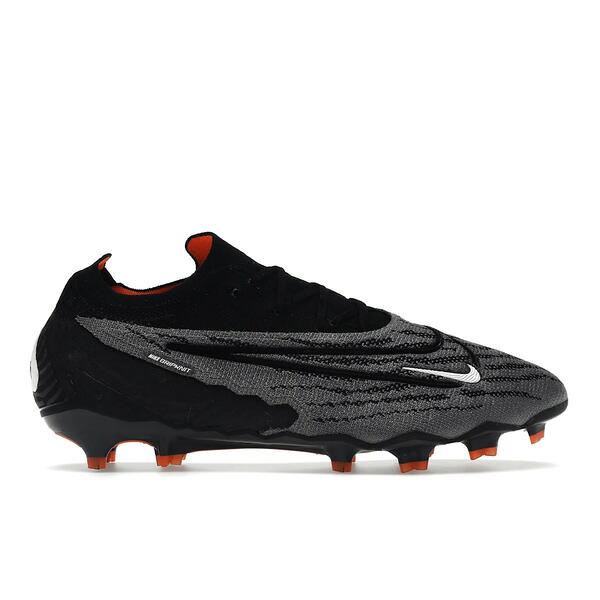Nike ナイキ メンズ スニーカー  【Nike Gripknit Phantom GX Elite FG Black Dark Smoke Grey】  大いさ US_8(26.0糎) Black/Dark Smoke Grey/Total Orange/Summit White