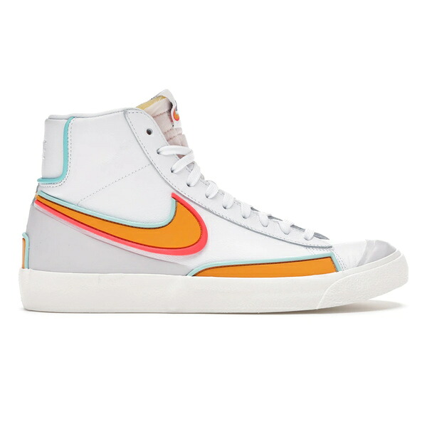 Nike ナイキ メンズ スニーカー  【Nike Blazer Mid Infinite White Kumquat】  大きさ US_9(27.0糎) White/Kumquat-Aurora Green