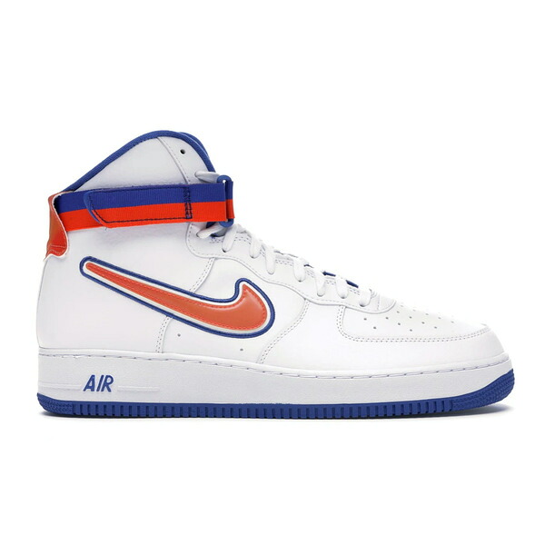 Nike ナイキ メンズ スニーカー  【Nike Air Force 1 High Sport NBA White Team Orange Game Royal】  大きさ US_7.5(25.5珊) White/Team Orange-Game Royal