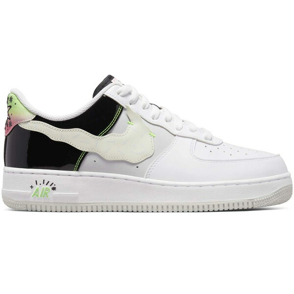 Nike ナイキ メンズ スニーカー  【Nike Air Force 1 Low \u002707 LV8 Pop Art White】  大いさ US_10.5(28.5糎) White/White-Black-Photon-Racer Pink