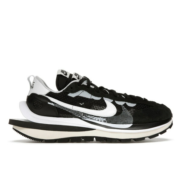 Nike ナイキ メンズ スニーカー  【Nike Vaporwaffle sacai Black White】  大きさ US_9(27.0珊) Black/Summit White-Pure Platinum