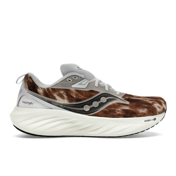 Saucony サッカニー メンズ スニーカー  【Saucony Triumph 22 Brindle Nordstrom】  大きさ US_8.5(26.5珊) Chocolate/White