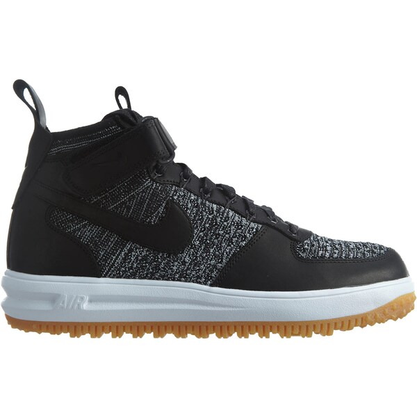 Nike ナイキ メンズ スニーカー  【Nike Lunar Force 1 Flyknit Workboot Black/White-Wolf Grey】  大きさ US_8.5(26.5珊) Black/White-Wolf Grey