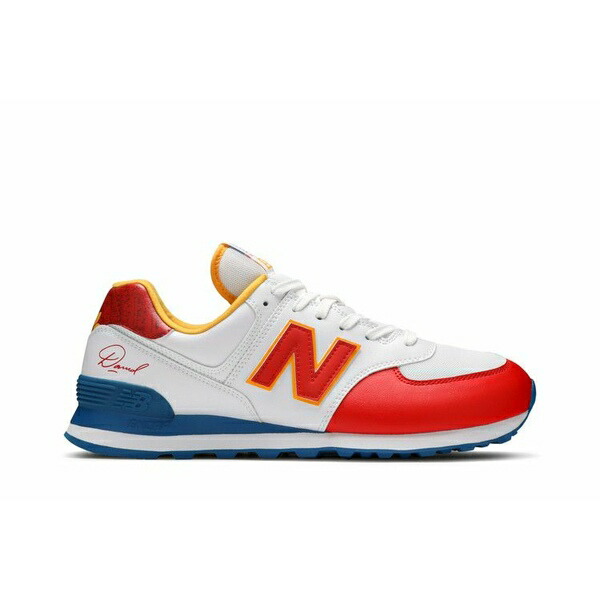 New Balance ニューバランス メンズ スニーカー 【David Sunflower Seeds x 574 'Blue Munsell White'】 サイズ US_12(30.0cm)画像