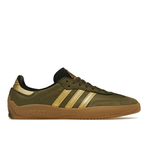 adidas アディダス メンズ スニーカー 【adidas Puig Samba Palace Olive Gold】 サイズ US_8.5(26.5cm) Focus Olive/Metallic Gold/Gum