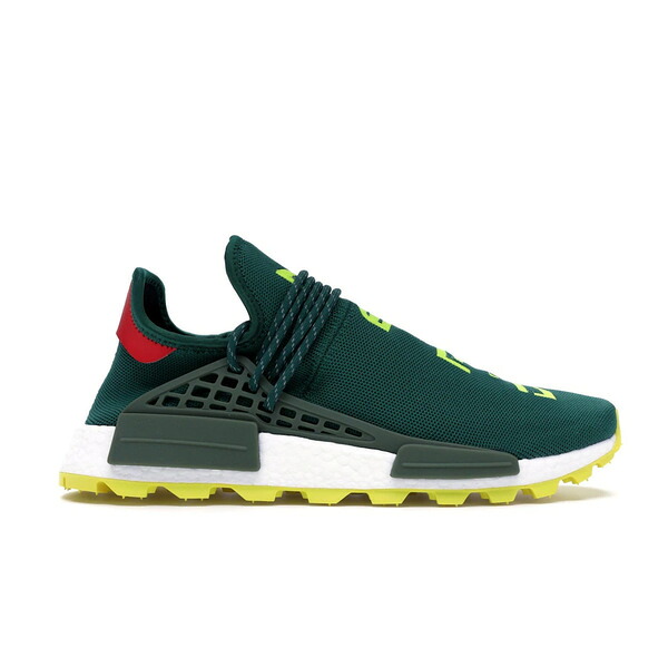 adidas アディダス メンズ スニーカー 【adidas NMD Hu Pharrell NERD Green Yellow】 サイズ US_M_4 Green/Yellow|asty