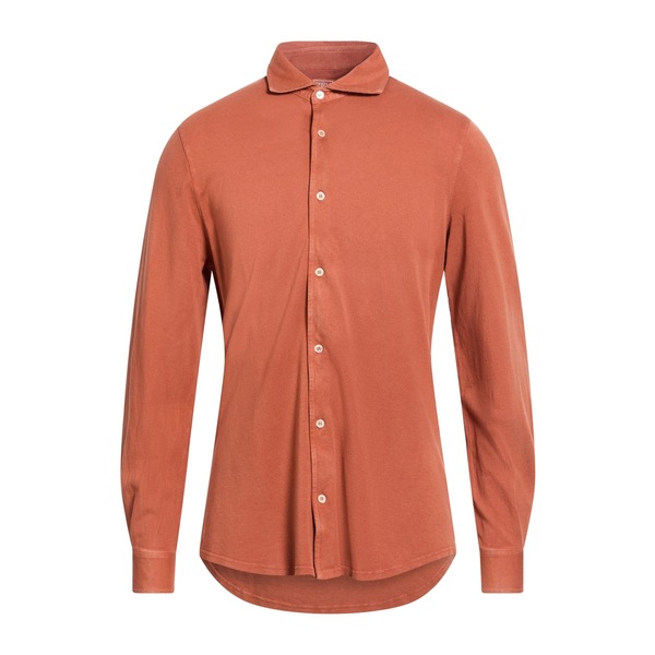【送料無料】 フェデーリ メンズ シャツ トップス Shirts Orange｜asty