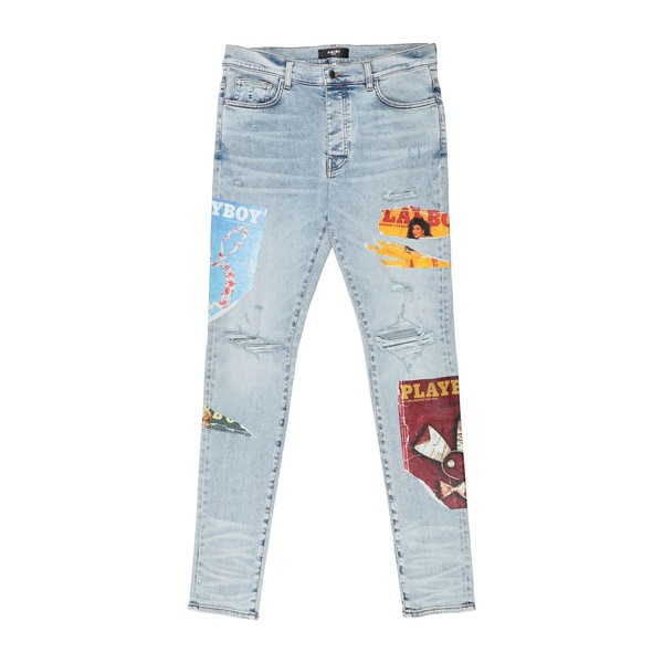 【送料無料】 アミリ メンズ デニムパンツ ボトムス Jeans Blue|asty