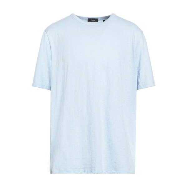 【送料無料】 セオリー メンズ Tシャツ トップス T-shirts Azure｜asty