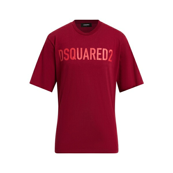【送料無料】 ディースクエアード メンズ Tシャツ トップス T-shirts Red