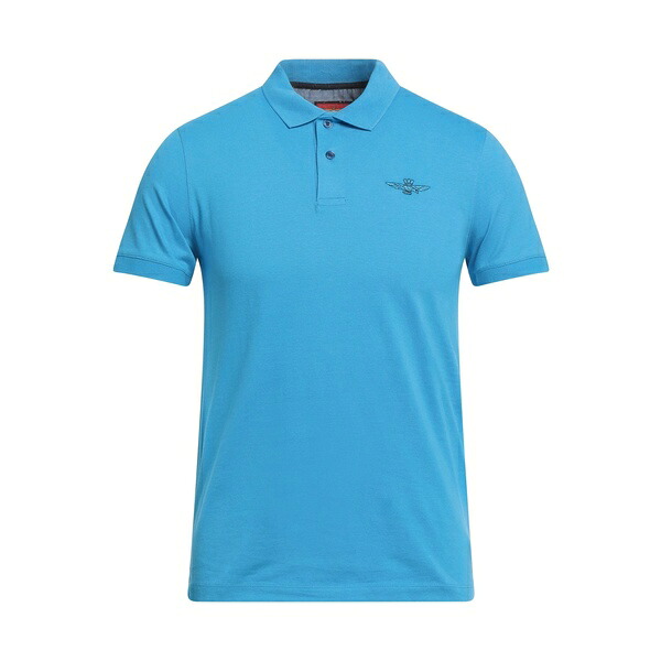 【送料無料】 アエロナウティカ ミリターレ メンズ Tシャツ トップス Polo shirts Azure