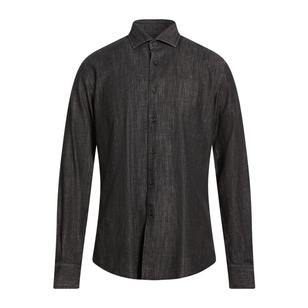 【送料無料】 ザカス メンズ シャツ トップス Denim shirts Black