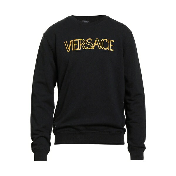 【送料無料】 ヴェルサーチ メンズ パーカー・スウェットシャツ アウター Sweatshirts Black