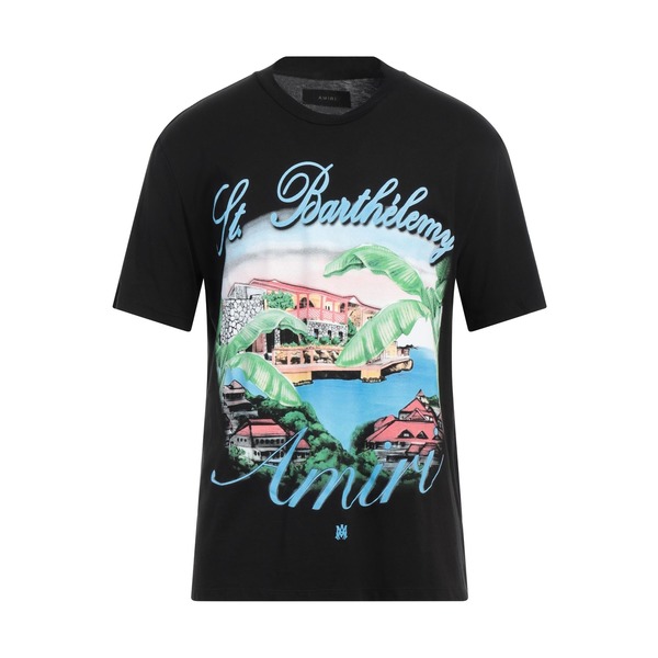 【送料無料】 アミリ メンズ Tシャツ トップス T-shirts Black｜asty