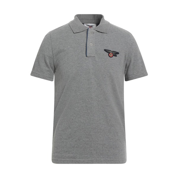 【送料無料】 アエロナウティカ ミリターレ メンズ Tシャツ トップス Polo shirts Grey