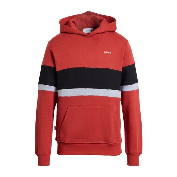 【送料無料】 シュー メンズ パーカー・スウェットシャツ アウター Sweatshirts Red｜asty