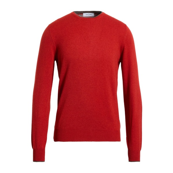【送料無料】 グランサッソ メンズ ニット\u0026セーター アウター Sweaters Red