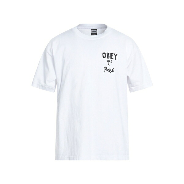 【送料無料】 オベイ メンズ Tシャツ トップス T-shirts White 9,360円