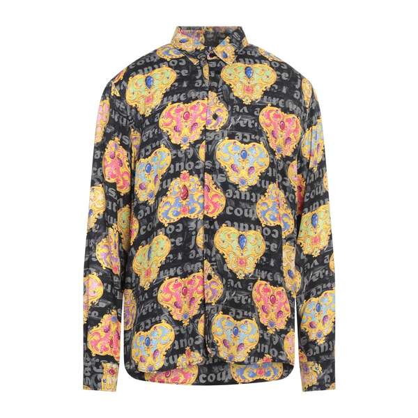 【送料無料】 ベルサーチ メンズ シャツ トップス Shirts Black|asty