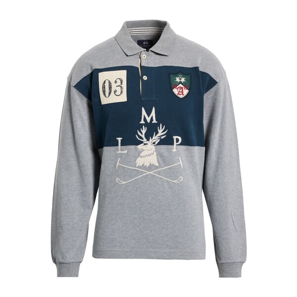 【貨物輸送無料】 ラ マルティーナ メンズ パーカー・スウェットシャツ アウター Sweatshirts Grey