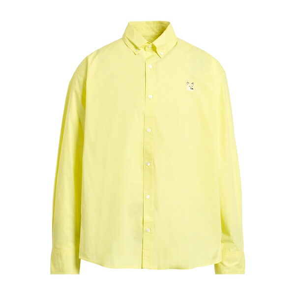【送料無料】 メゾン キツネ メンズ シャツ トップス Shirts Yellow