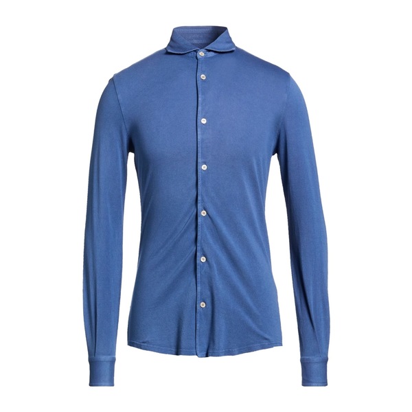 【送料無料】 フェデーリ メンズ シャツ トップス Shirts Blue
