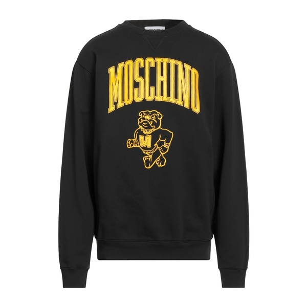 【送料無料】 モスキーノ メンズ パーカー・スウェットシャツ アウター Sweatshirts Black