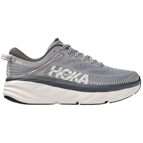 Hoka One One ホカオネオネ メンズ スニーカー 【Hoka One One Bondi 7 Dark Shadow】 サイズ US_8.5(26.5cm) Wild Dove/Dark Shadow Grey画像