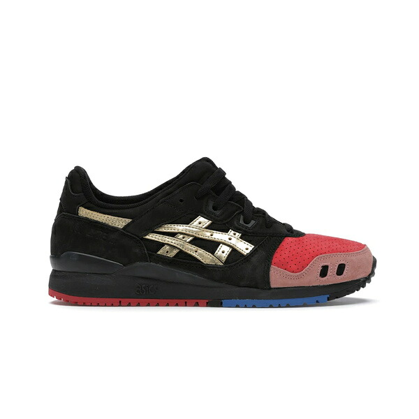 ASICS アシックス メンズ スニーカー  【ASICS Gel-Lyte III Ronnie Fieg Tokyo Trio 252.1】  サイズ US_8(26.0cm) Black/Gold