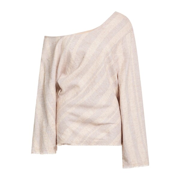 【貨物輸送無料】 人間の顔盛りだくさん レディース プルオーバー トップス Tops Beige