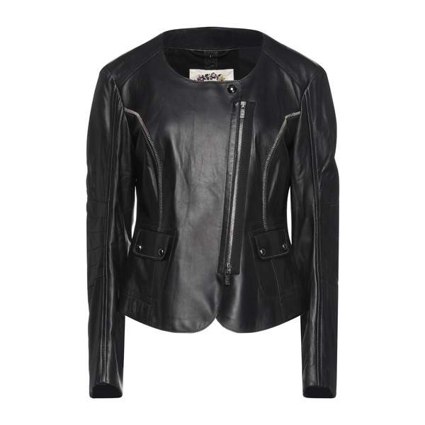 【貨物輸送無料】 ご機嫌 レディース 上衣＆上衣 アウター Jackets Black