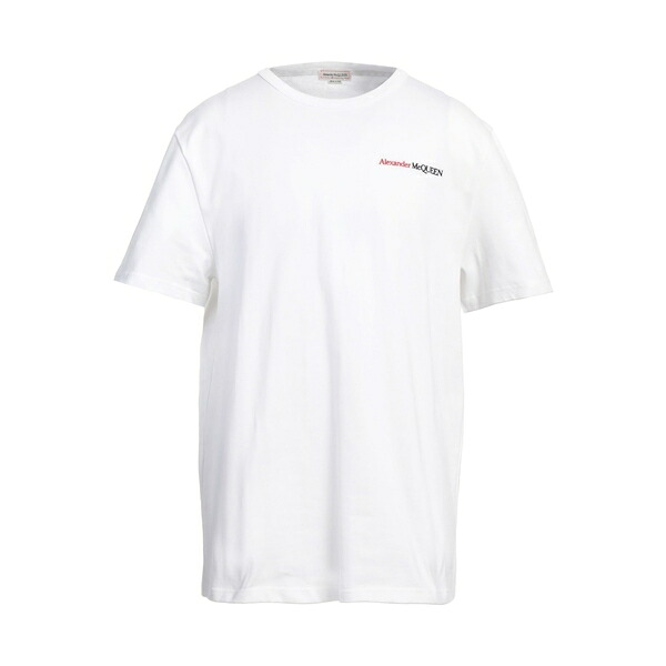 【貨物輸送無料】 マックイーン メンズ プルオーバー トップス T-shirts White