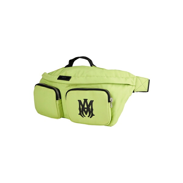 【貨物輸送無料】 アミリ メンズ 商行為系 御徒面子 Belt bags Green