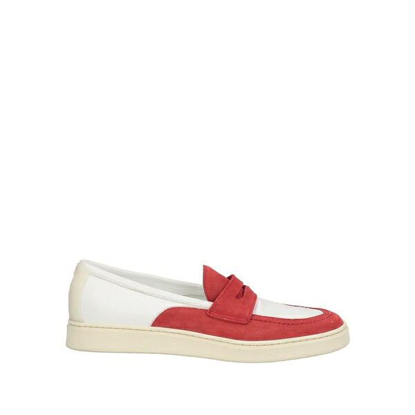 【貨物輸送無料】 パンタネッティ メンズ スリッポン・ローファー シューズ Loafers Red