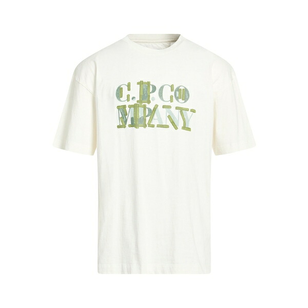 【貨物輸送無料】 シーピーカンパニー メンズ プルオーバー トップス T-shirts White