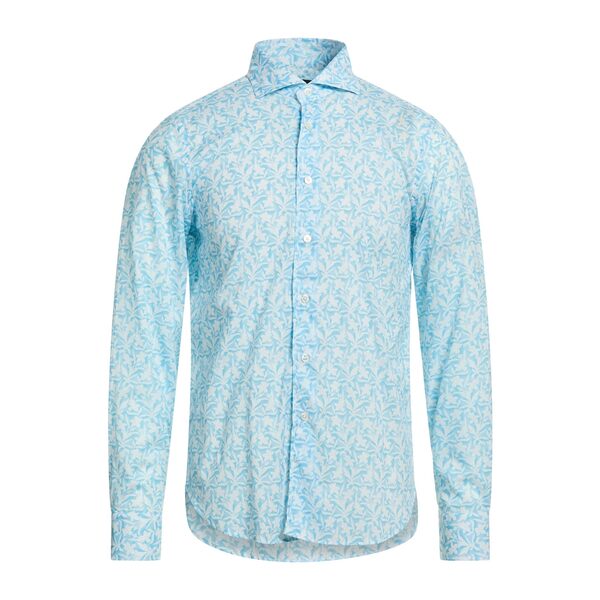 【送料無料】 フェデーリ メンズ シャツ トップス Shirts Azure｜asty