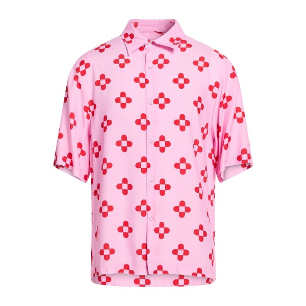 【貨物輸送無料】 沙子ロ メンズ プルオーバー トップス Shirts Pink