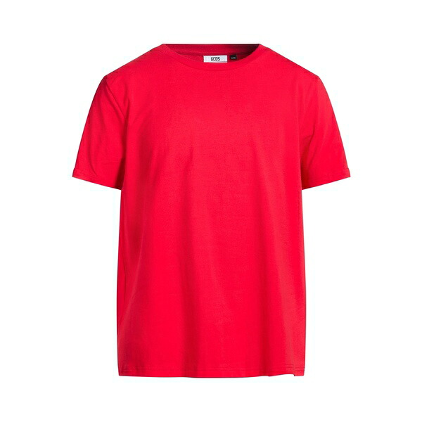 【送料無料】 ジーシーディーエス メンズ Tシャツ トップス T-shirts Red|asty