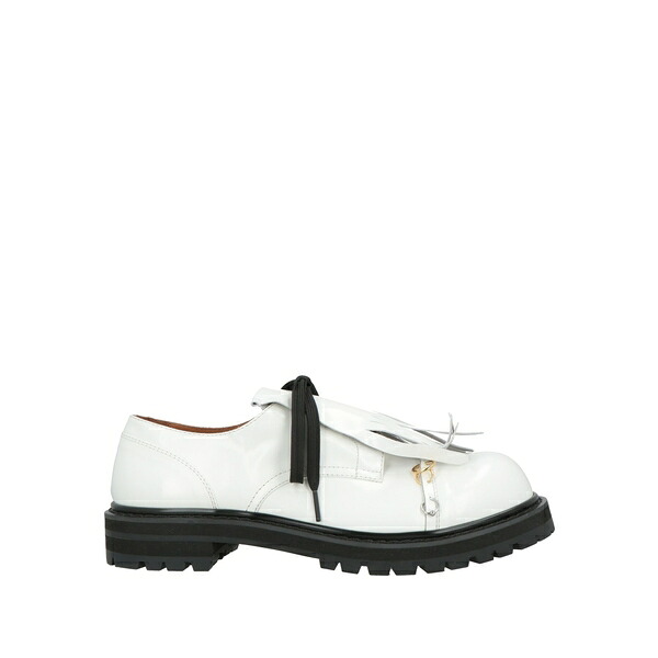 【貨物輸送無料】 マルニ メンズ 御召しものシューズ シューズ Lace-up shoes White