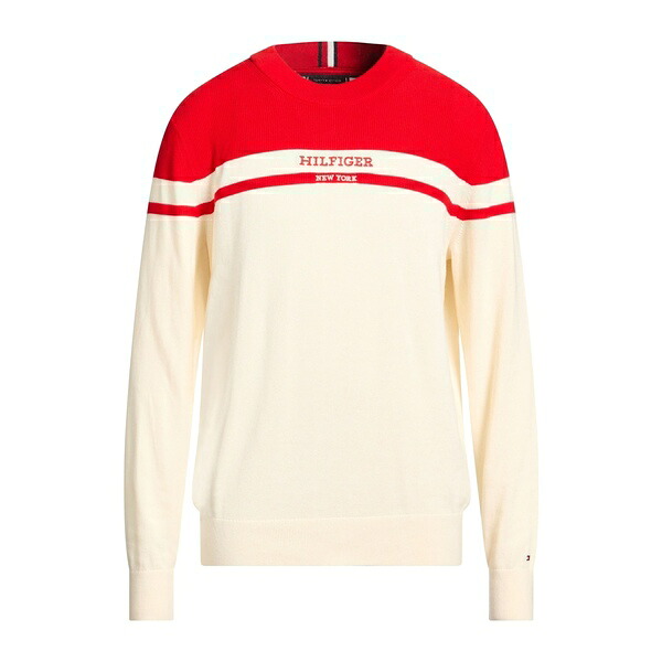【送料無料】 トミー ヒルフィガー メンズ ニット\u0026セーター アウター Sweaters White