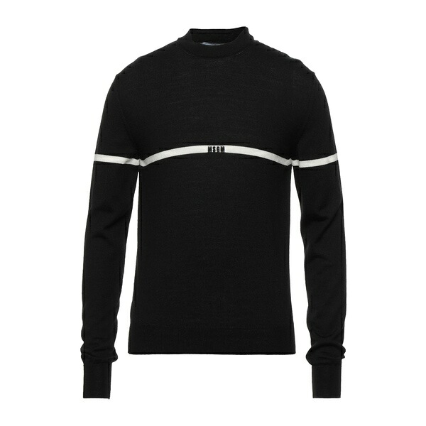【送料無料】 エムエスジイエム メンズ ニット\u0026セーター アウター Sweaters Black