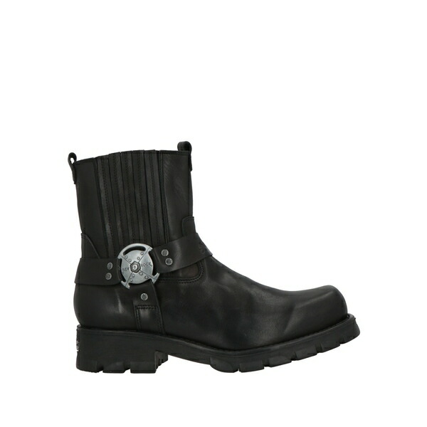 【貨物輸送無料】 ニュー鍵を掛ける メンズ ブーツ シューズ Ankle boots Black