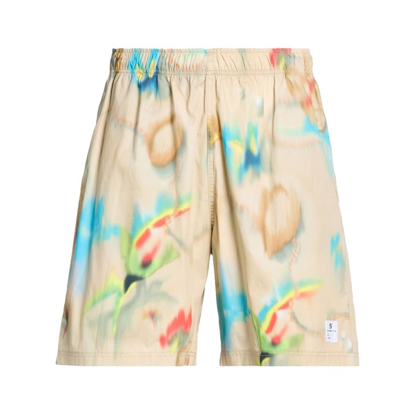 【送料無料】 デパートメントファイブ メンズ カジュアルパンツ ボトムス Shorts & Bermuda Shorts Beige|asty