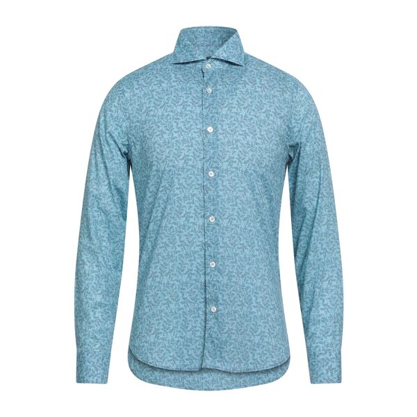 【貨物輸送無料】 フェデーリ メンズ プルオーバー トップス Shirts Azure
