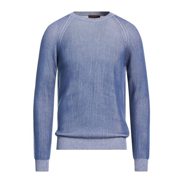 【貨物輸送無料】 ムーレー メンズ 編み物\u0026プルオーバー アウター Sweaters Blue