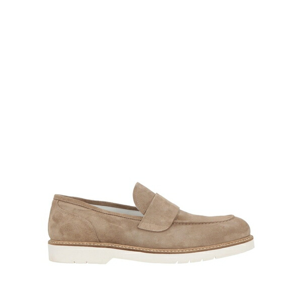 【貨物輸送無料】 ジーオーバーニー・コンティー メンズ スリッポン・ローファー シューズ Loafers Beige
