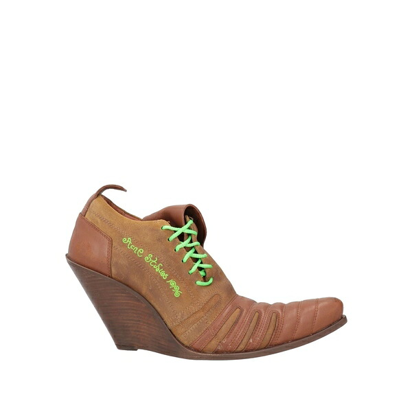 【貨物輸送無料】 アクネ ストゥディオズ メンズ 御召しものシューズ シューズ Lace-up shoes Brown