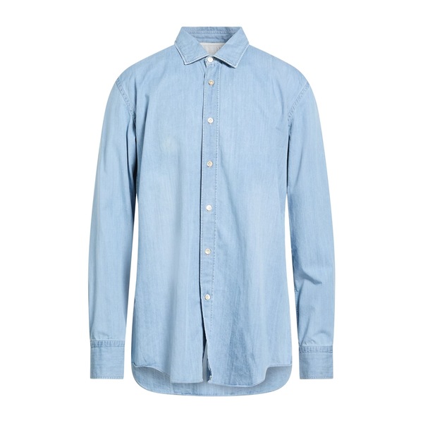 【貨物輸送無料】 イレブンティ メンズ プルオーバー トップス Denim shirts Blue