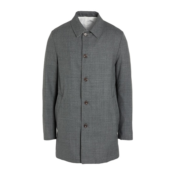 【送料無料】 トンボリーニ メンズ ジャケット＆ブルゾン アウター Overcoats \u0026 Trench Coats Grey